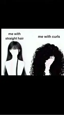 Curls vs straight