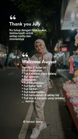Welcome Agustus