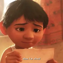 When I’m afraid 
