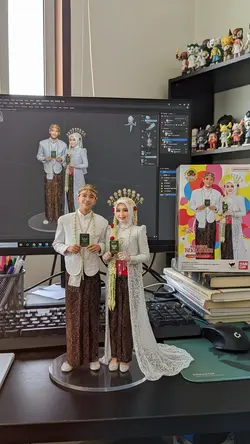 ai miniatur nikahan