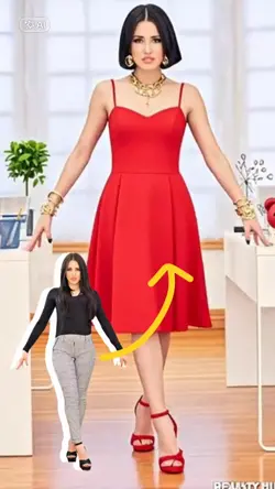 Outfit Dress Red