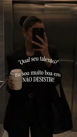 Não desistir!