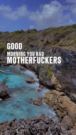 Good morning you bad