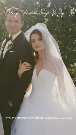 my wedding day