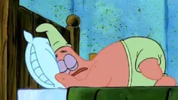 Patrick Star tidur 