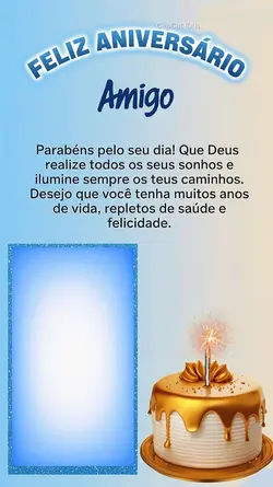 Parabéns Amigo 