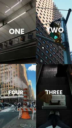 one, two, three