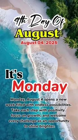 Monday, August 04