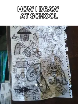 HOW I DRAW AT SCHOOL