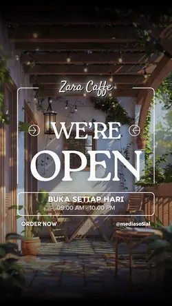 We’Re Open ZaraCafe2