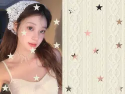 stars dots white