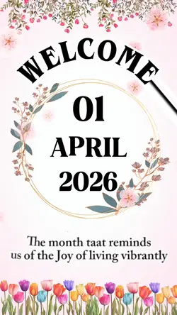 WELCOME APRIL 2026