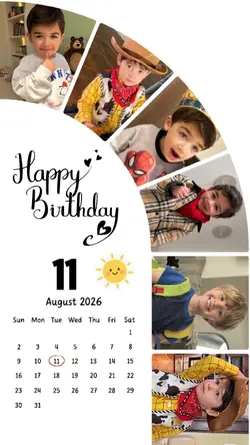 BDAY SON 11 AUGUST