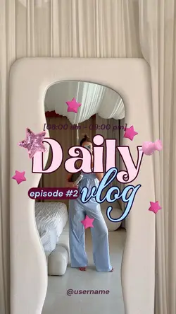 Daily vlog intro