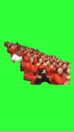 nort korean Cheer