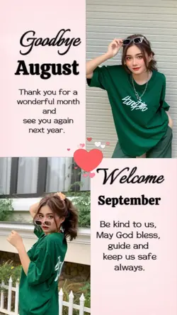 Bye Aug Hello Sept 