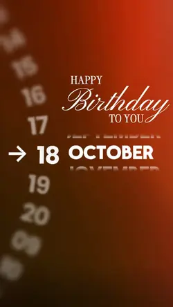 HBD 18 OCTOBER