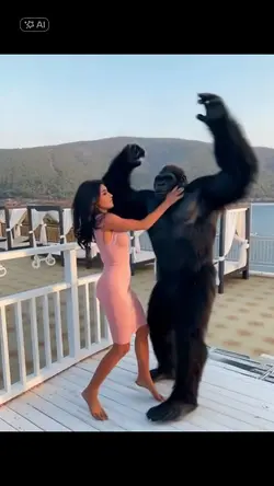 fight with gorilla