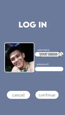 log in