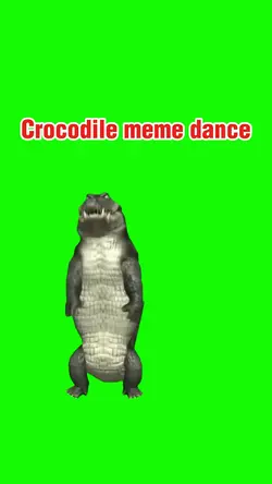 crocodile meme dance