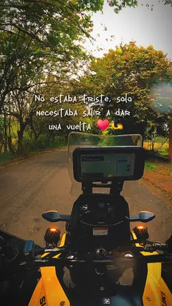 Viajando en moto