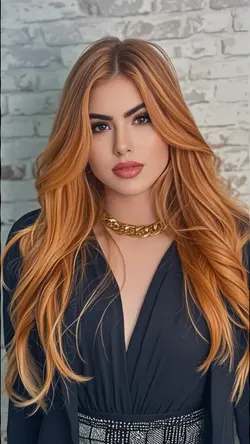 Efeito cabelos ruivo