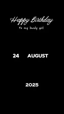24 AUGUST BIRTHDAY