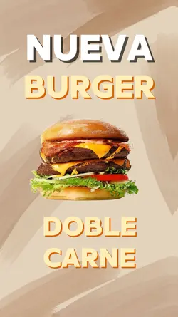 Burger anuncio