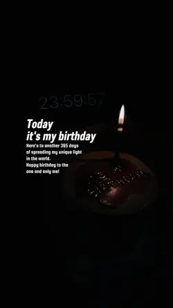2day it's my birthda