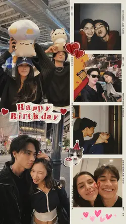 Birthday couple