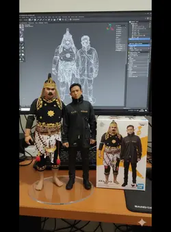 Man Miniatur 3D