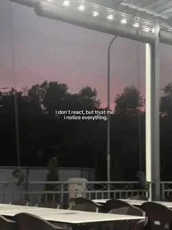 i don't react