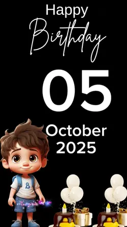 HBD My Son 05 Oct