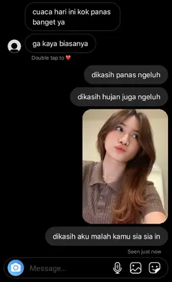 dikasih panas ngeluh