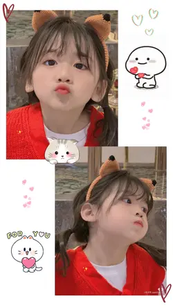 Mẫu 2 ảnh em bé