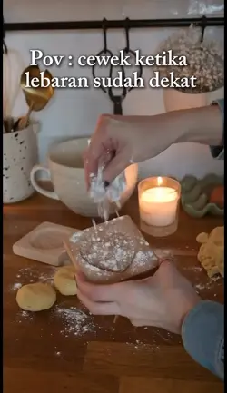 Buat kue lebaran