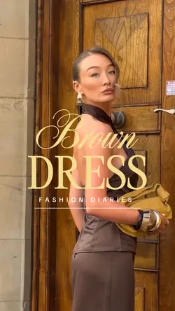 Brown dress