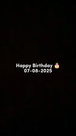 hbd 07 August 2025