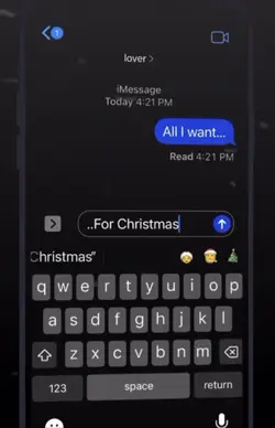 All i want for Xmas 