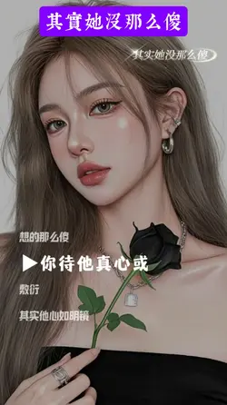 其實她沒那么傻