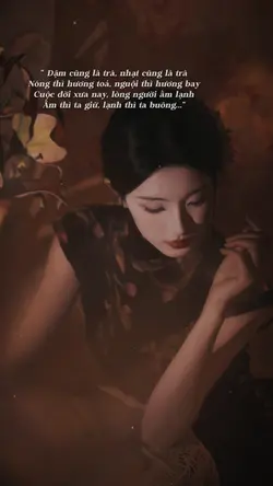 Trà đã hơi nhạt rồi