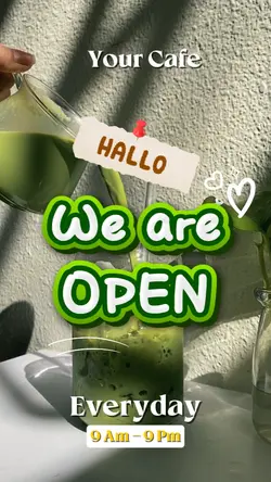 We are Open