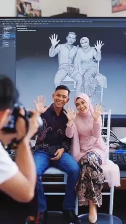karikatur tunangan 