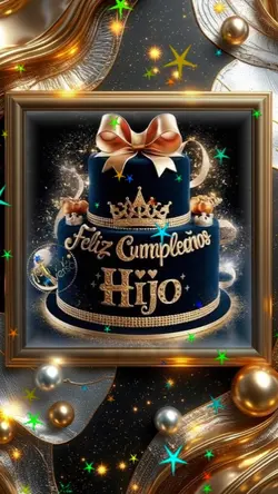 HBD HIJO TE AMO