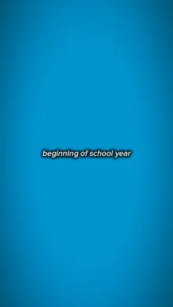 end of school year