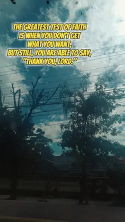 Thank you Lord