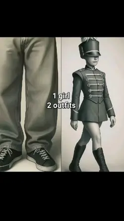 1 girl 2 outfit 