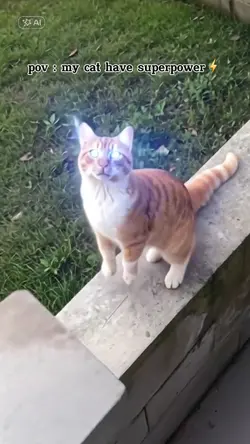 cat has superpower