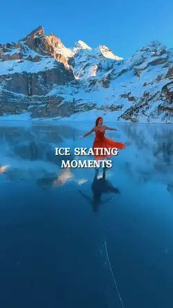 Ice skating moments