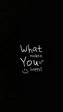 What makes you happy